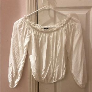 off the shoulder brandy top